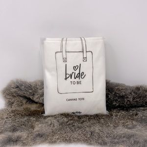 Bride to be canvas tote by Miss to Mrs 💍